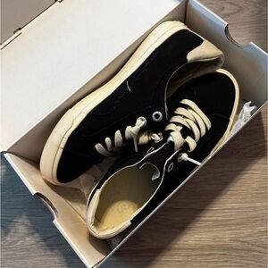 Black and Cream Women's Sneakers
